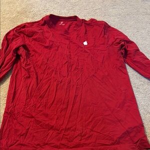 Apple Red Long Sleeve Tee